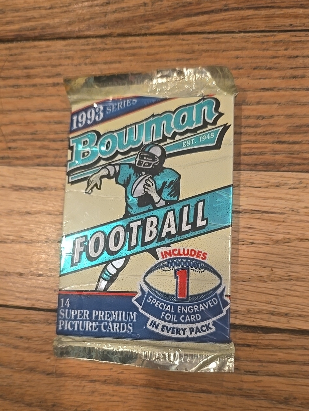 New Sealed Bowman Football Nfl Cards 1993